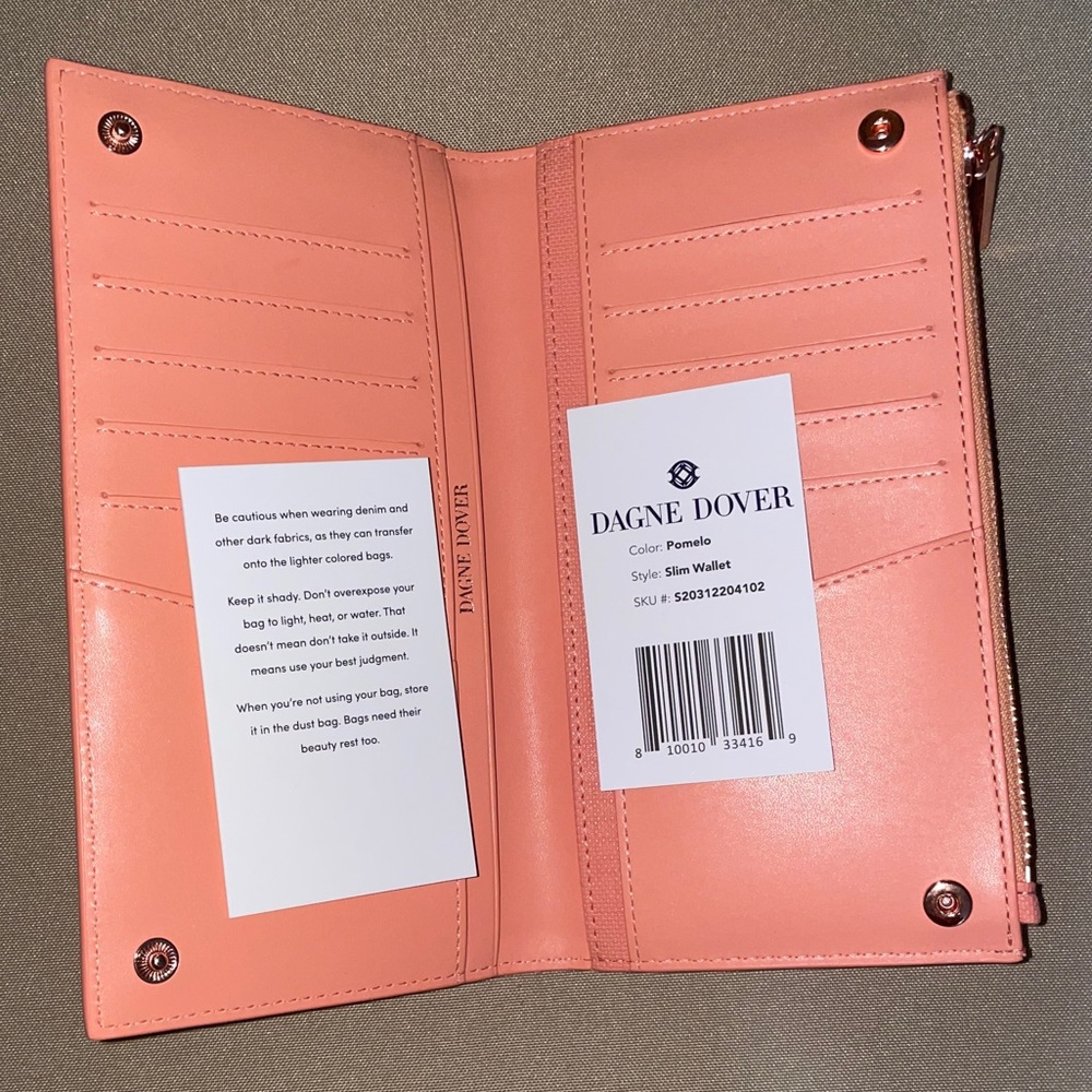 Dagne Dover Slim Wallet (Pomelo)